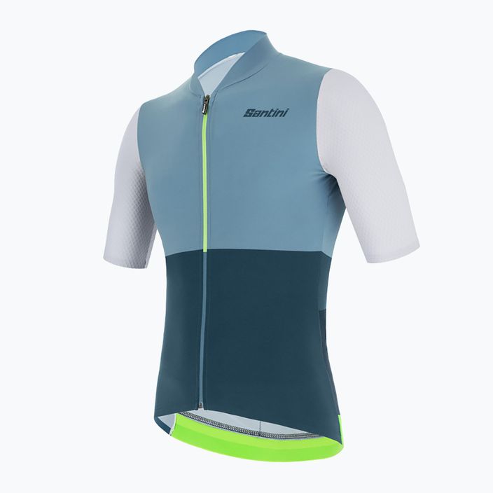 Santini Redux Istinto fluor green men's cycling jersey 2S94475REDUXISTIVFS 3