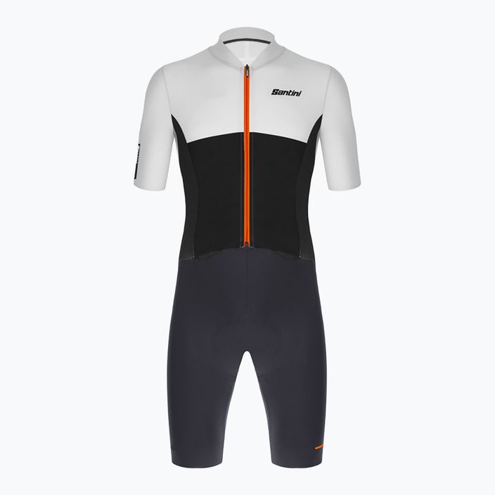 Santini Redux Istinto grey-white men's cycling suit 2S769C3
