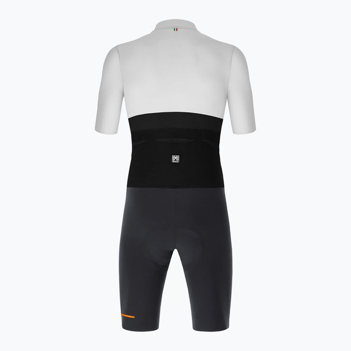 Santini Redux Istinto grey-white men's cycling suit 2S769C3 2