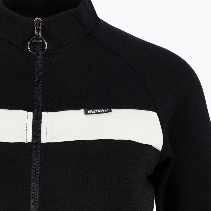 Men's Santini Adapt Wool Thermal Jersey bike jersey black SP216075ADAPTWOOL 4