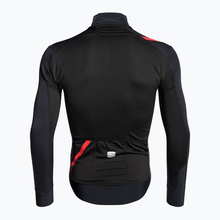 Men's Sportful Fiandre Light No Rain cycling jacket black 1120021.002 2