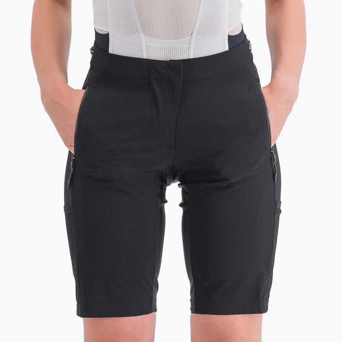 Women's Sportful Supergiara Overshort cycling shorts black 1120510.002 3