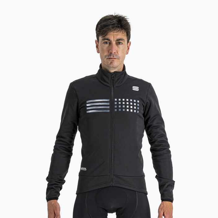 Men's Sportful Tempo cycling jacket black 1120512.002 6
