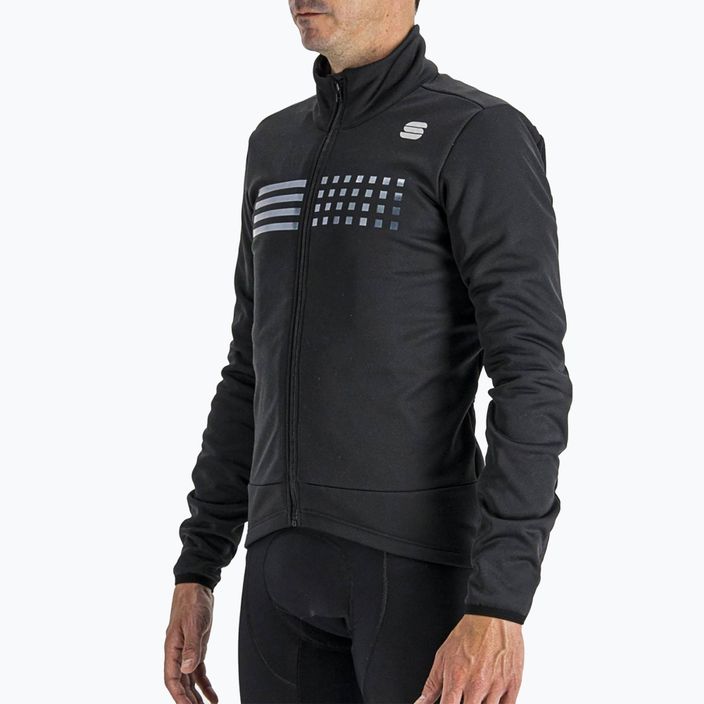 Men's Sportful Tempo cycling jacket black 1120512.002 8