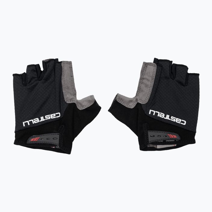 Men's Castelli Entrata V light black cycling gloves 3