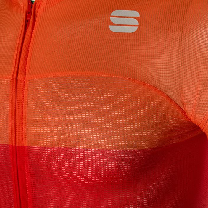 Men's Sportful Light Pro cycling jersey orange 1122004.140 5