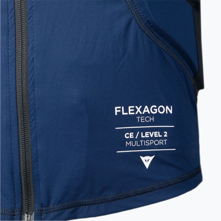 Men's protective waistcoat Dainese Flexagon Waistcoat black iris/stretch limo 3