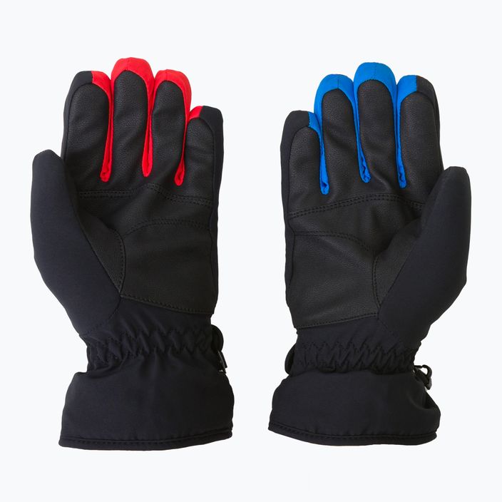 Children's ski gloves Dainese Hp Scarabeo black taps/high risk red/lapi 2