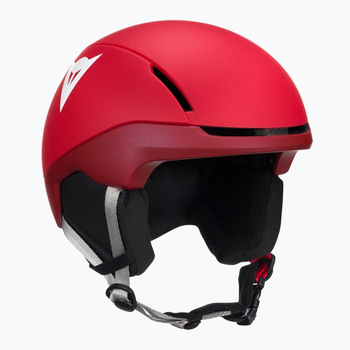 Children's ski helmets Dainese Scarabeo Elemento metallic red/white logo