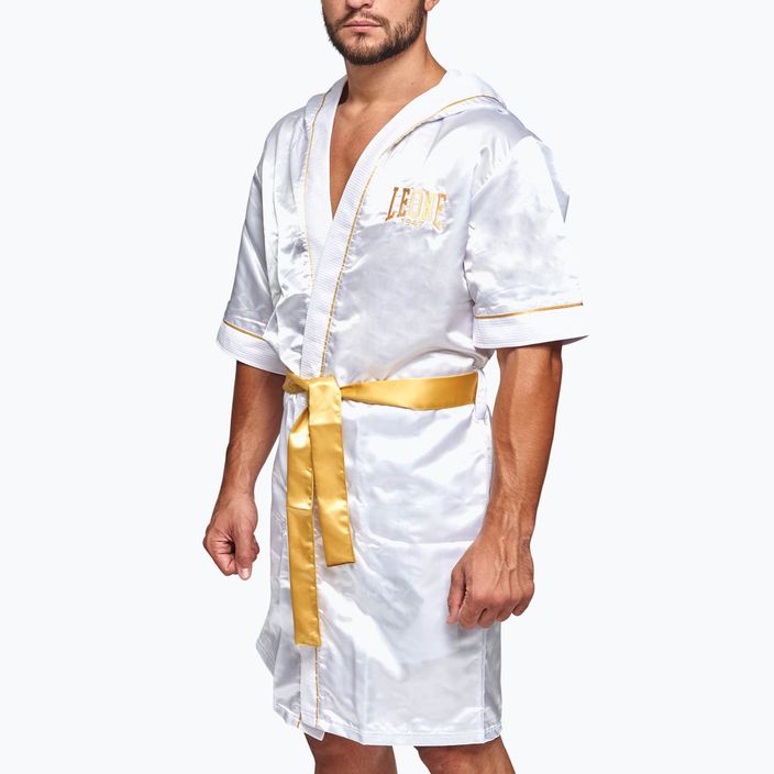LEONE boxer dressing gown 1947 premium white 3