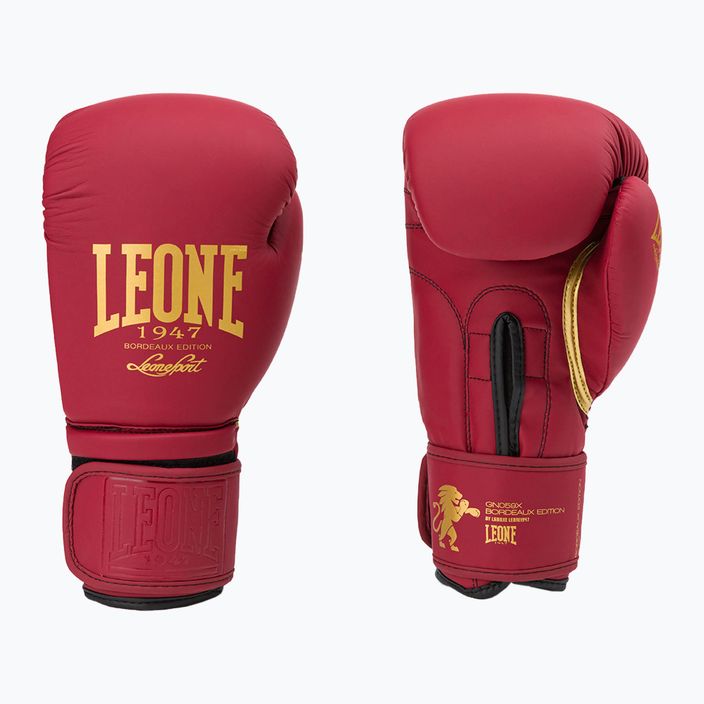 LEONE 1947 Bordeaux boxing gloves GN059X 3