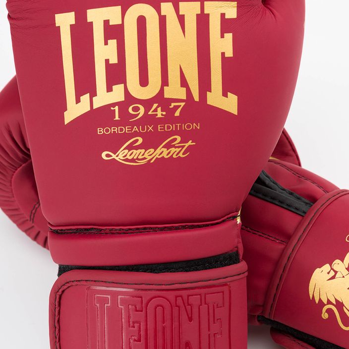 LEONE 1947 Bordeaux boxing gloves GN059X 5