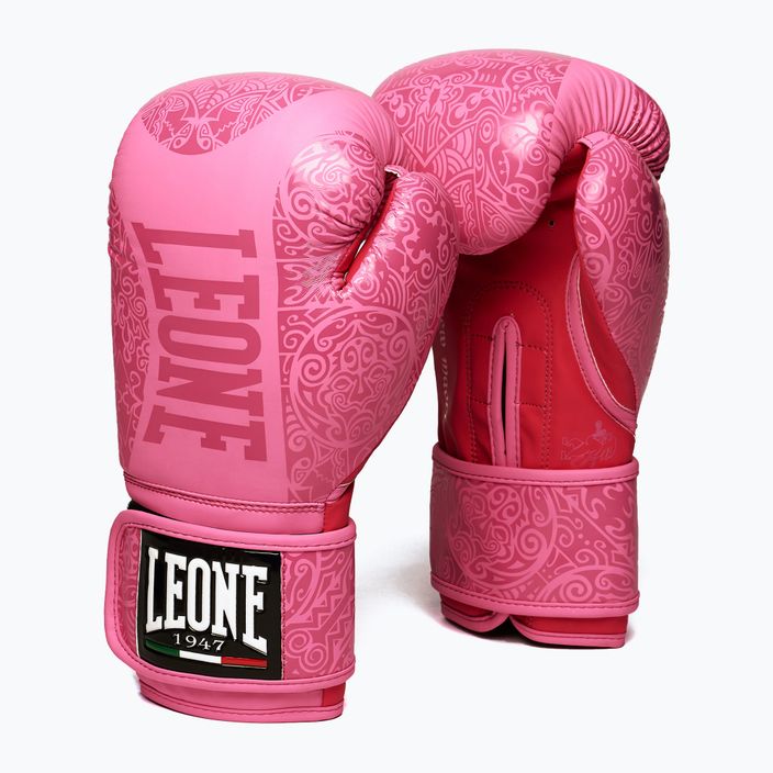 LEONE 1947 Maori pink boxing gloves GN070 7