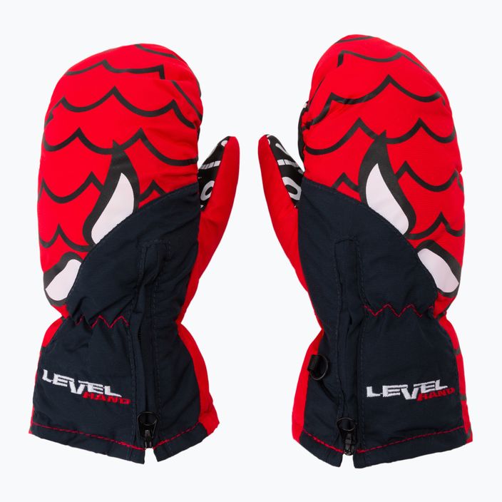 Level Lucky Mitt children's ski glove red 4146 3
