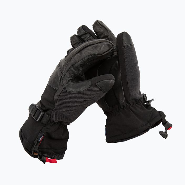 Men's snowboard gloves Level Ranger Leather black 2091