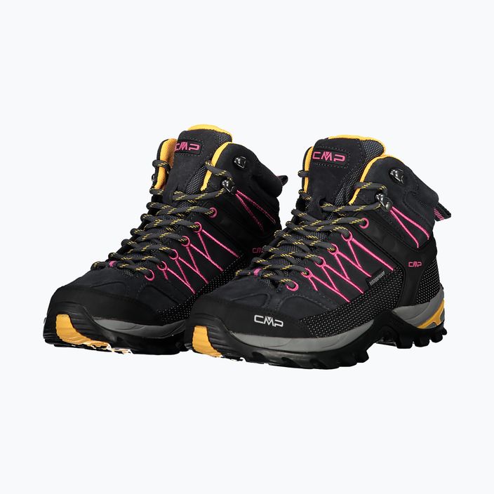 CMP women's trekking boots Rigel Mid Wp anthracite/bouganville 10