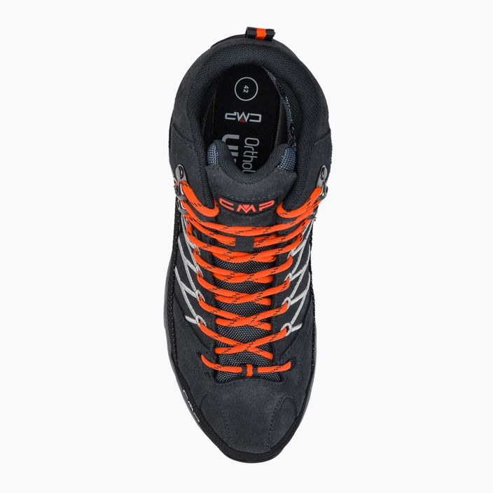 Men's CMP Rigel Mid grey-orange trekking boots 3Q12947 6