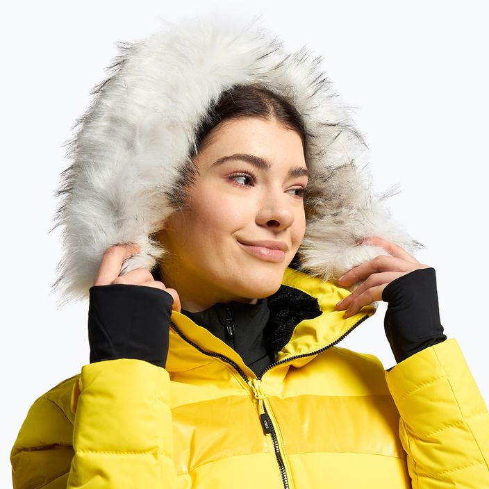 Women's ski jacket CMP yellow 30W0686/R411 5