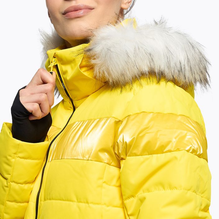 Women's ski jacket CMP yellow 30W0686/R411 6