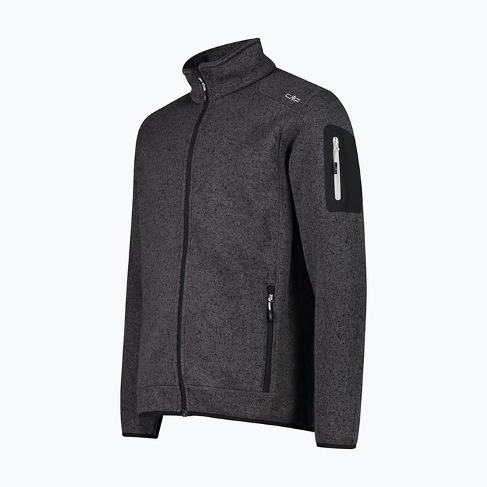 Men's CMP dark grey fleece sweatshirt 3H60747N/44UE 2