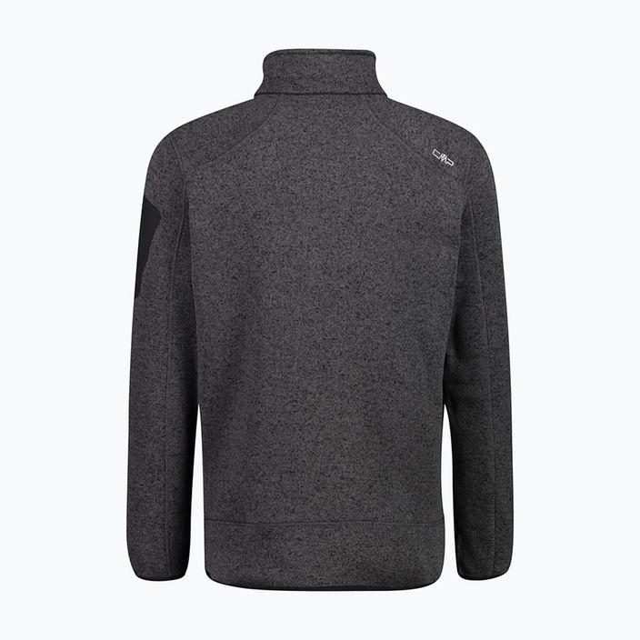 Men's CMP dark grey fleece sweatshirt 3H60747N/44UE 3