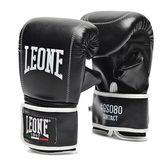 LEONE 1947 Contact boxing gloves black GS080 2