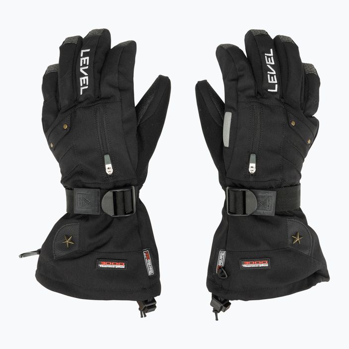 Men's ski gloves Level Star black 3