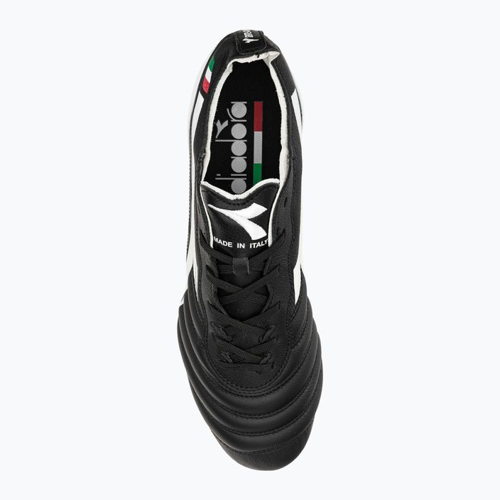 Men's Diadora Brasil Elite2 Tech ITA LPX football boots black and white DD-101.178799-C0641-40.5 6