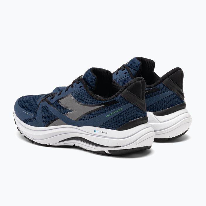 Men's running shoes Diadora Mythos Blushield 8 Vortice blue opal/silver dd/white 3