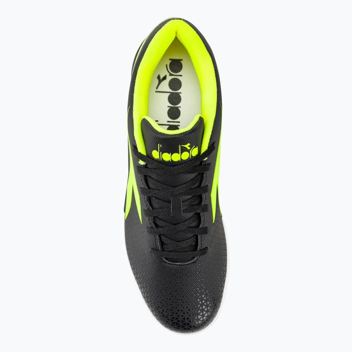 Men's Diadora Pichichi 6 TFR football boots black/yellow fi dd/white 6