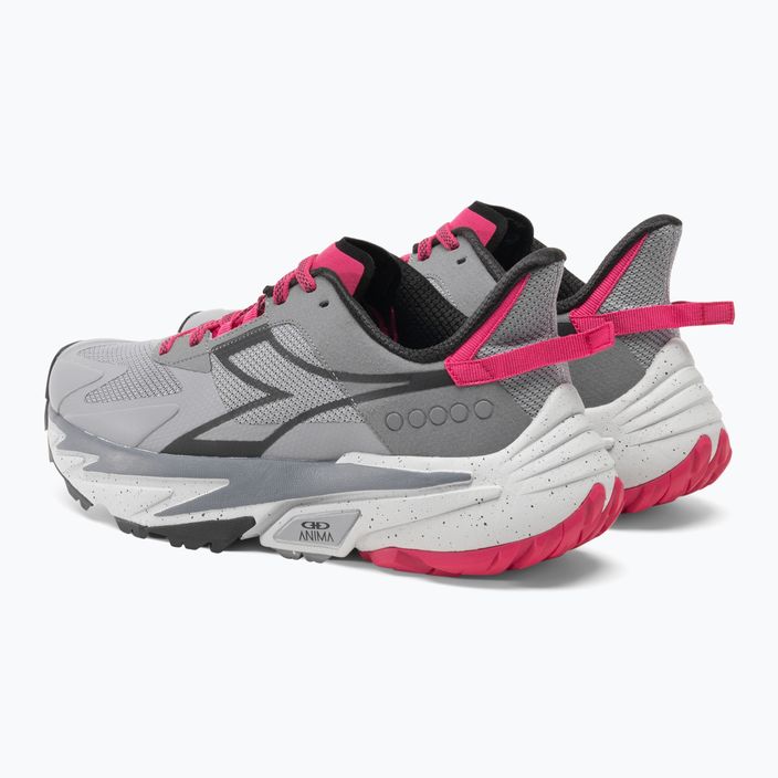 Women's running shoes Diadora Equipe Sestriere-XT alloy/black/rubine red c 3