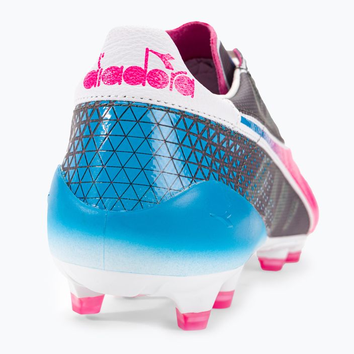 Men's Diadora Brasil Elite Veloce GR ITA LPX football boots white/pink fluo/blue fluo 9