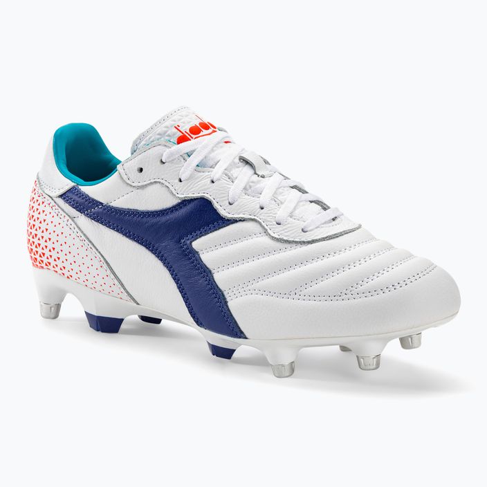 Men's football boots Diadora Brasil GR LT+ MPH white/navy