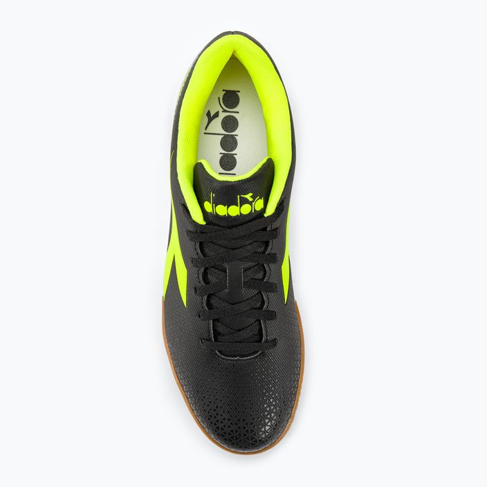 Men's Diadora Pichichi 6 IDR football boots black/yellow fi dd/white 6