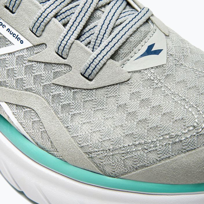 Women's running shoes Diadora Equipe Nucleo silver dd/white/aruba blue 15