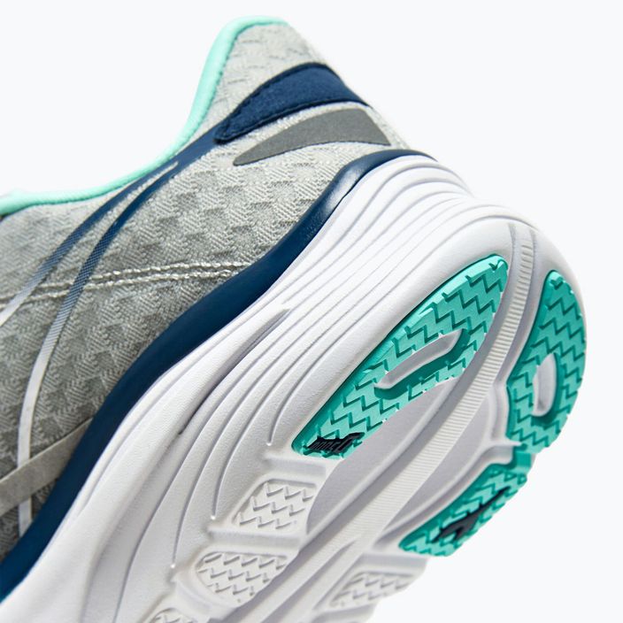 Women's running shoes Diadora Equipe Nucleo silver dd/white/aruba blue 16