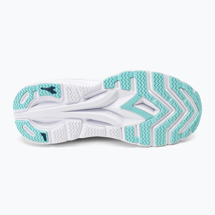 Women's running shoes Diadora Equipe Nucleo silver dd/white/aruba blue 5
