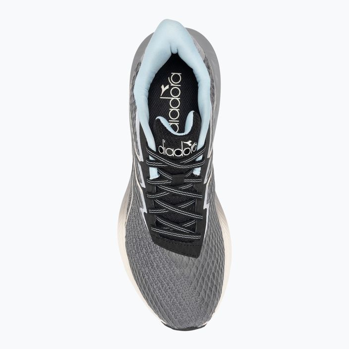 Men's Diadora Strada steel gray/black running shoes 6