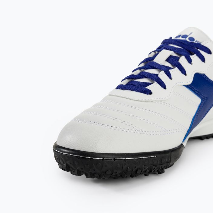 Men's football boots Diadora Brasil 2 R TFR white/blue/gold 7