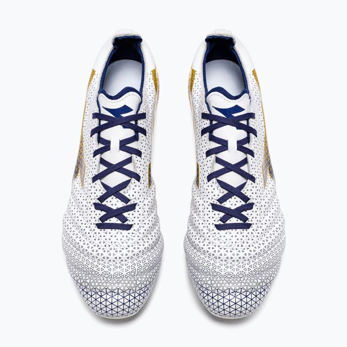 Men's Diadora Brasil Elite GR LT LP12 white/blue/gold football boots 11