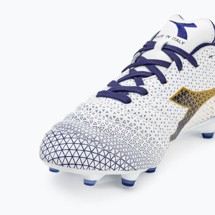 Men's Diadora Brasil Elite Tech GR ITA LPX football boots white/blue/gold 7