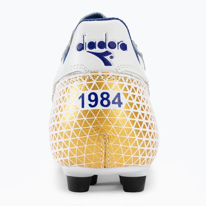 Men's football boots Diadora Brasil Italy OG GR LT+ MDPU white/blue/gold 6