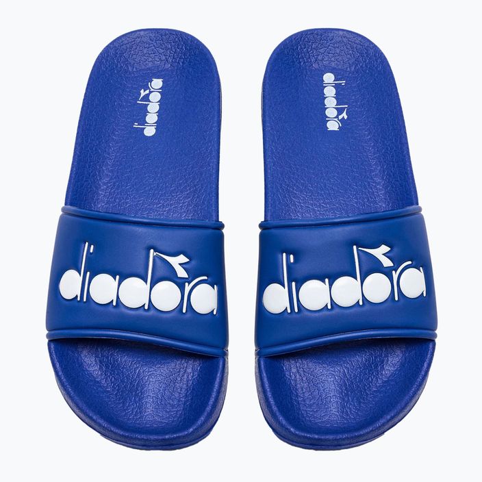 Diadora Praia imperial blue/white flip-flops 13