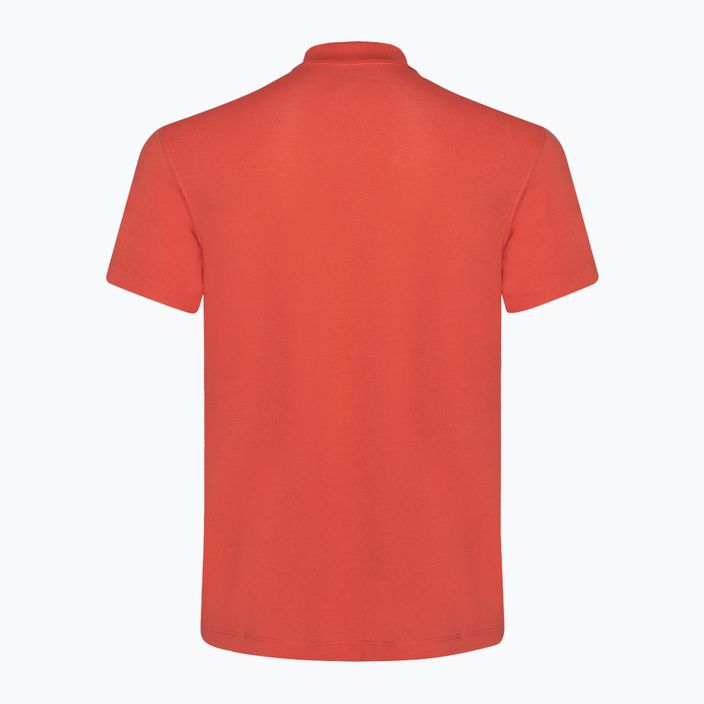 Men's Diadora Essential Sport rosso cayenne polo shirt 2