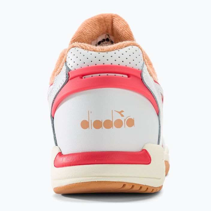 Diadora Winner bianco/rosa pesca pallida shoes 7