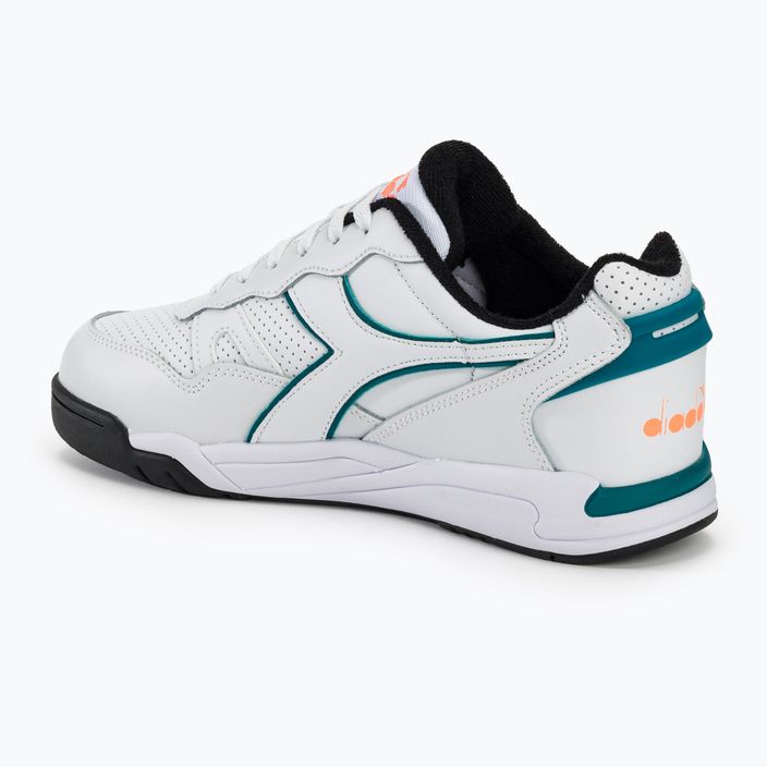 Diadora Winner bianco/verd blu-capri shoes 3