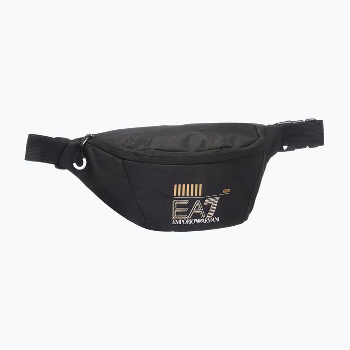 EA7 Emporio Armani Train Core 2.5 l black/gold logo waistbag 2