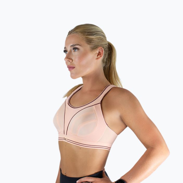 Shock Absorber Ultimate Run Bra pink glow 3