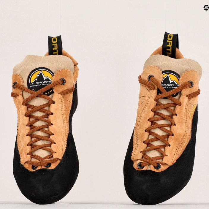 La Sportiva men's climbing shoes Mythos brown/black 230TE 17