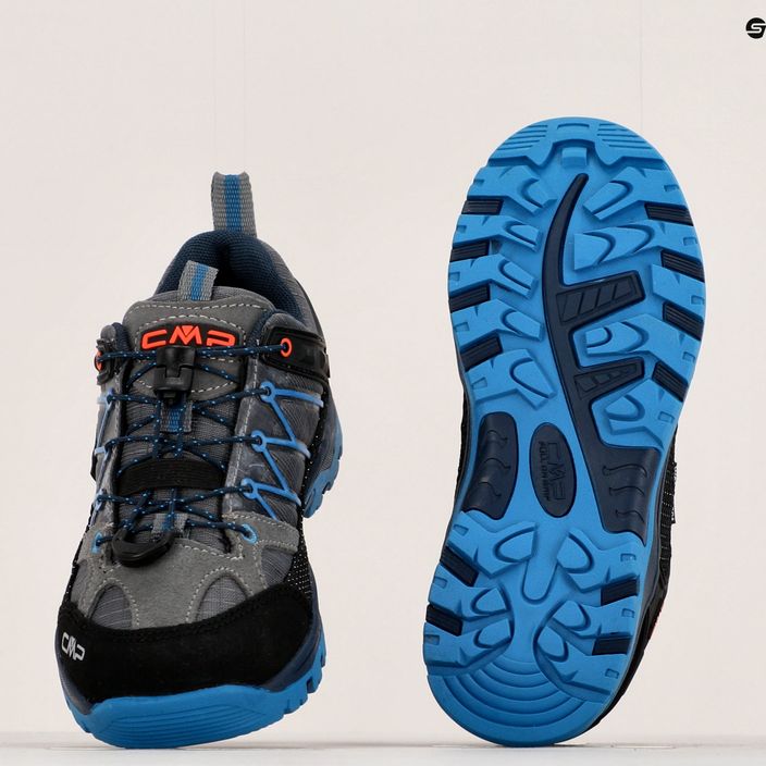 CMP children's trekking boots Rigel Low Wp grey-blue 3Q54554/69UN 12